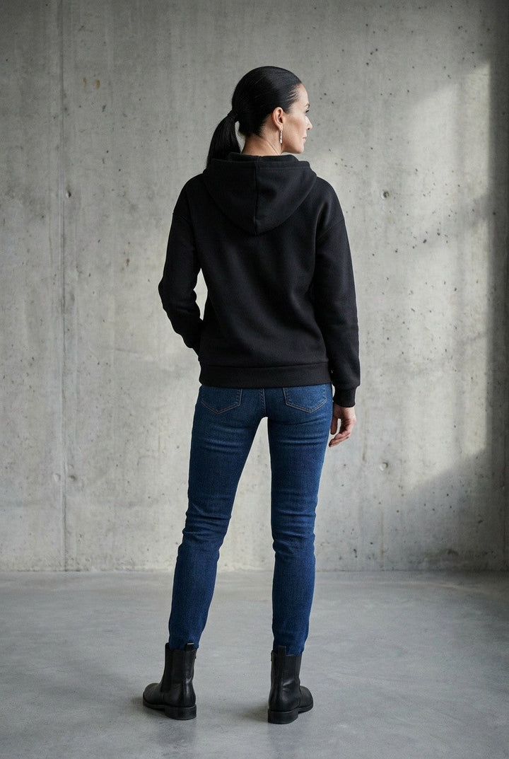 Ravelle | Women's Relaxed Zip-Up Hoodie Casual Loungewear