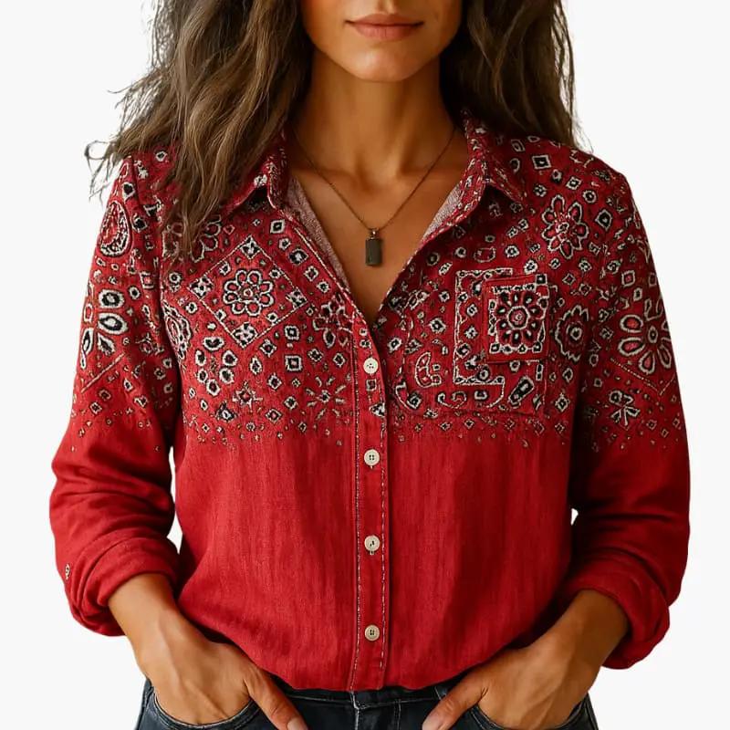 Rosmira | Women's Classic Collar Button Shirt Smart Office Wear