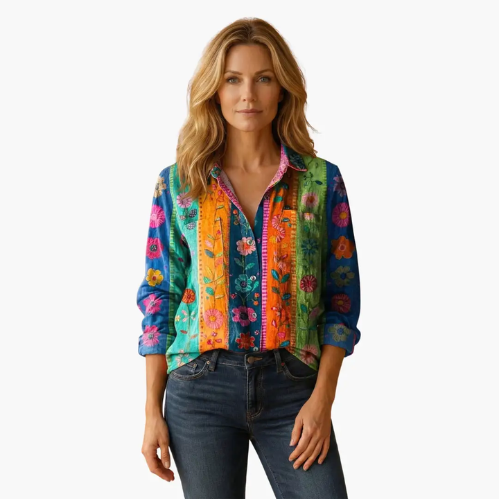 Rosmira | Women's Classic Collar Button Shirt Smart Office Wear