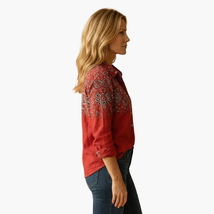 Rosmira | Women's Classic Collar Button Shirt Smart Office Wear