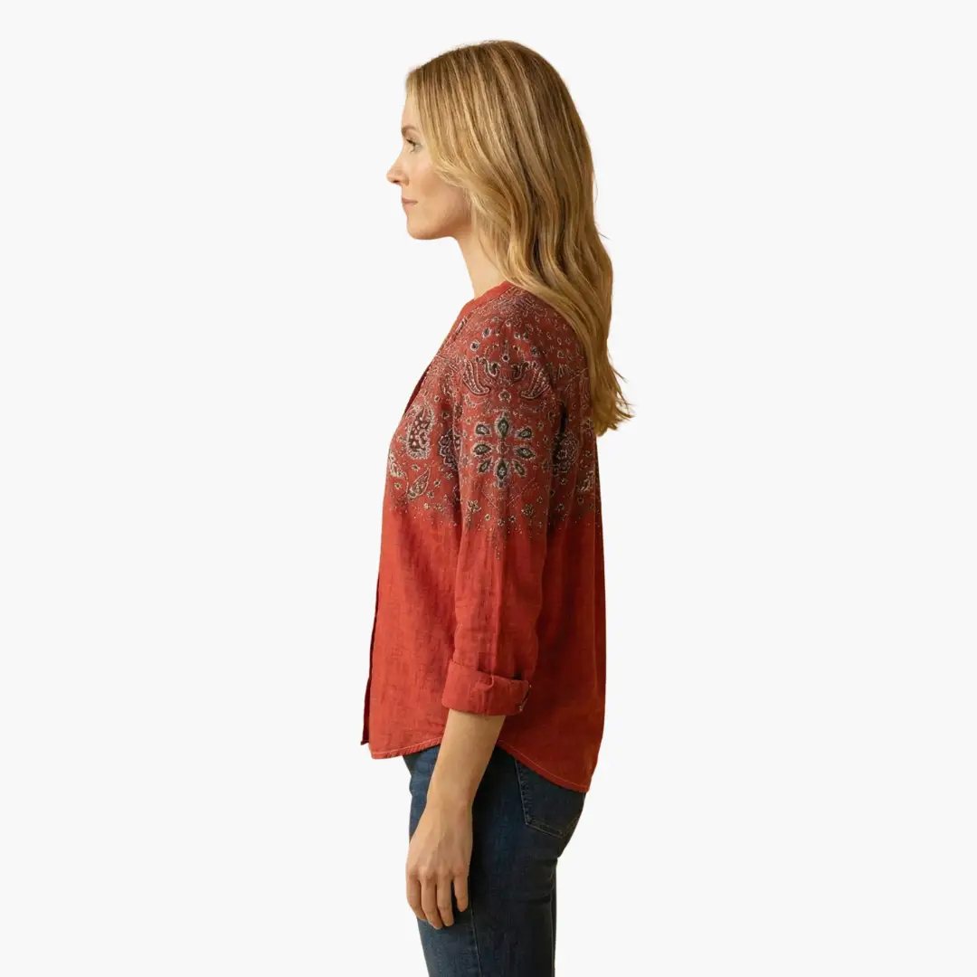 Rosmira | Women's Classic Collar Button Shirt Smart Office Wear