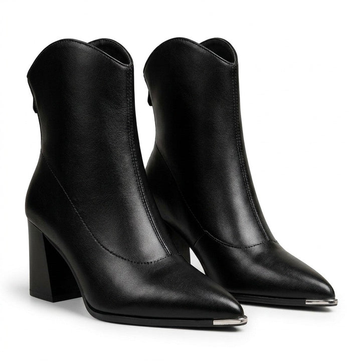 Solennea | Women's Pointed Toe High Heel Chelsea Boots Summer