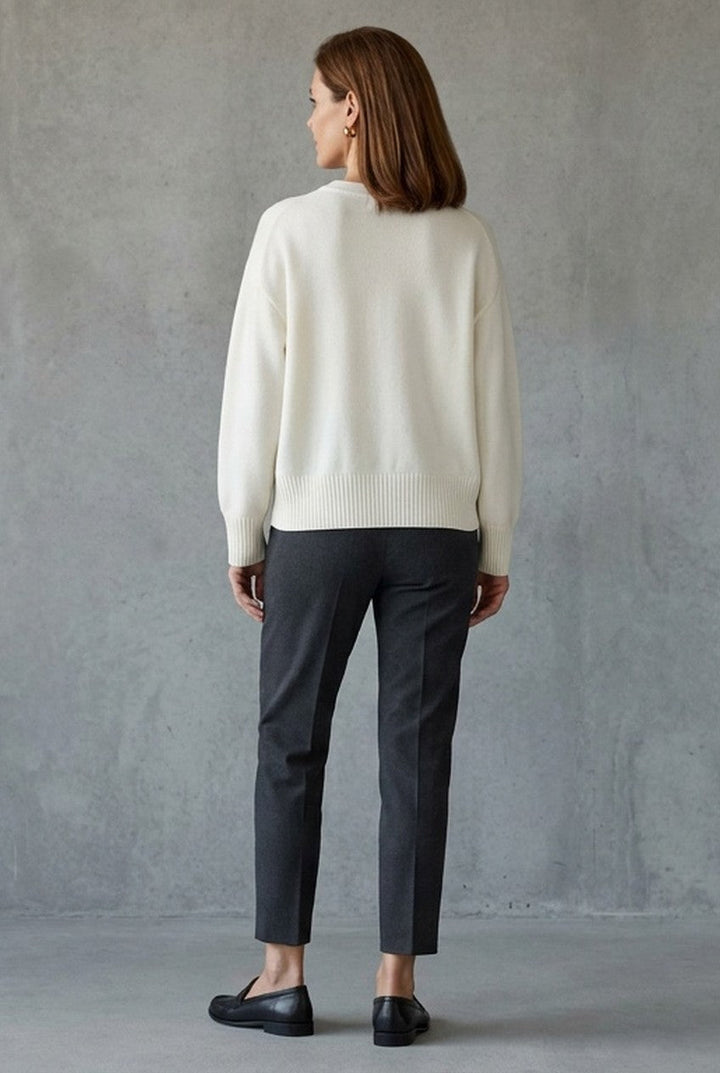 Sorevia | Women's Retro Round Zip Bomber Jacket Smart Casual