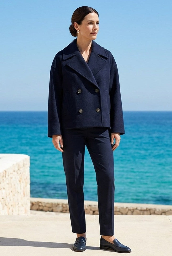 Velmira | Women's Fitted Minimalist Jacket Smart Office Wear