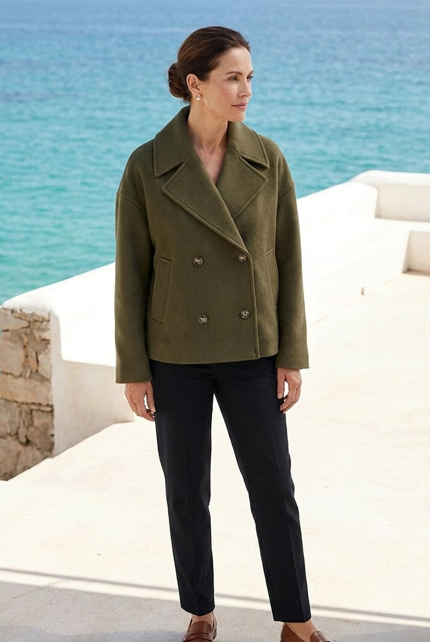 Velmira | Women's Fitted Minimalist Jacket Smart Office Wear
