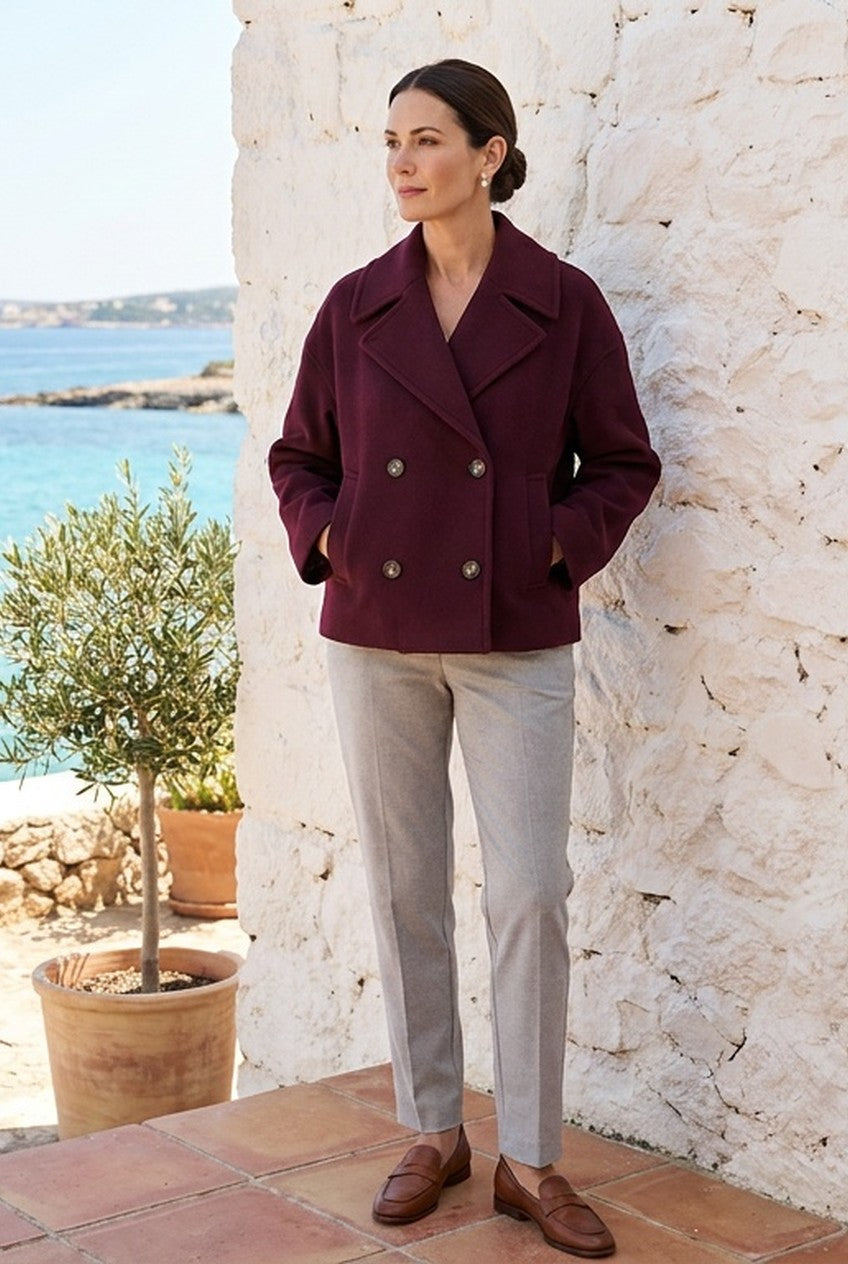 Velmira | Women's Fitted Minimalist Jacket Smart Office Wear