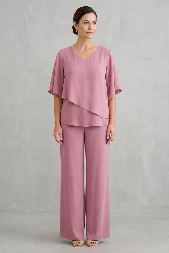 Virelle | Women's Batwing Wide Leg Co-ord Set Evening Occasion