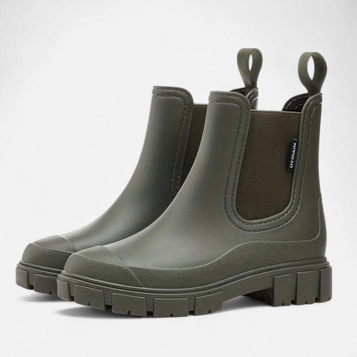 Zenelle | Women's Waterproof Pull On Rain Boots Everyday Wear