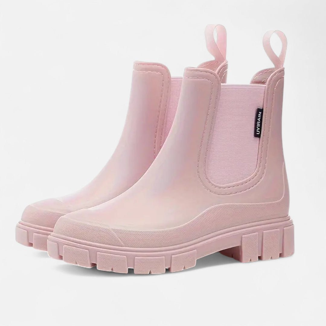Zenelle | Women's Waterproof Pull On Rain Boots Everyday Wear