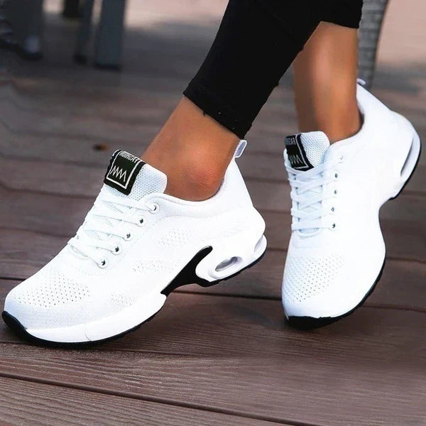 Solvane | Women's Air Cushion Lace-Up Walking Sneakers