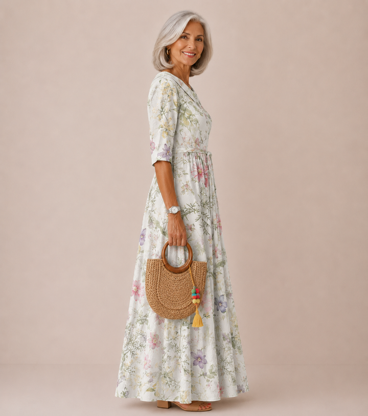 Sanai | Elegant Flower Dress
